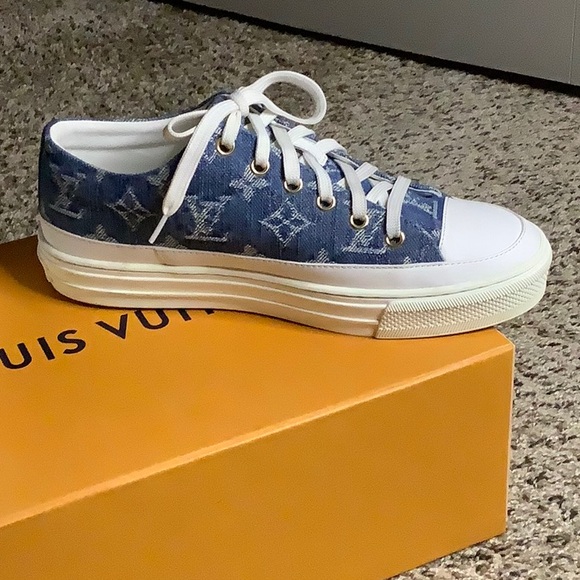 ♟️ Louis Vuitton Denim Stellar Sneaker ♟️ - Picture 4 of 14